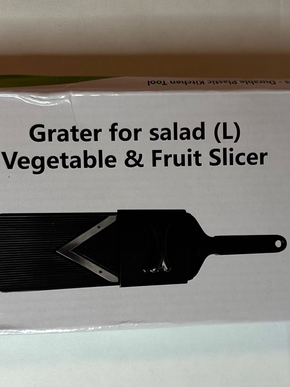 Vegetable & Fruit Slicer Grater for Salad - Black.